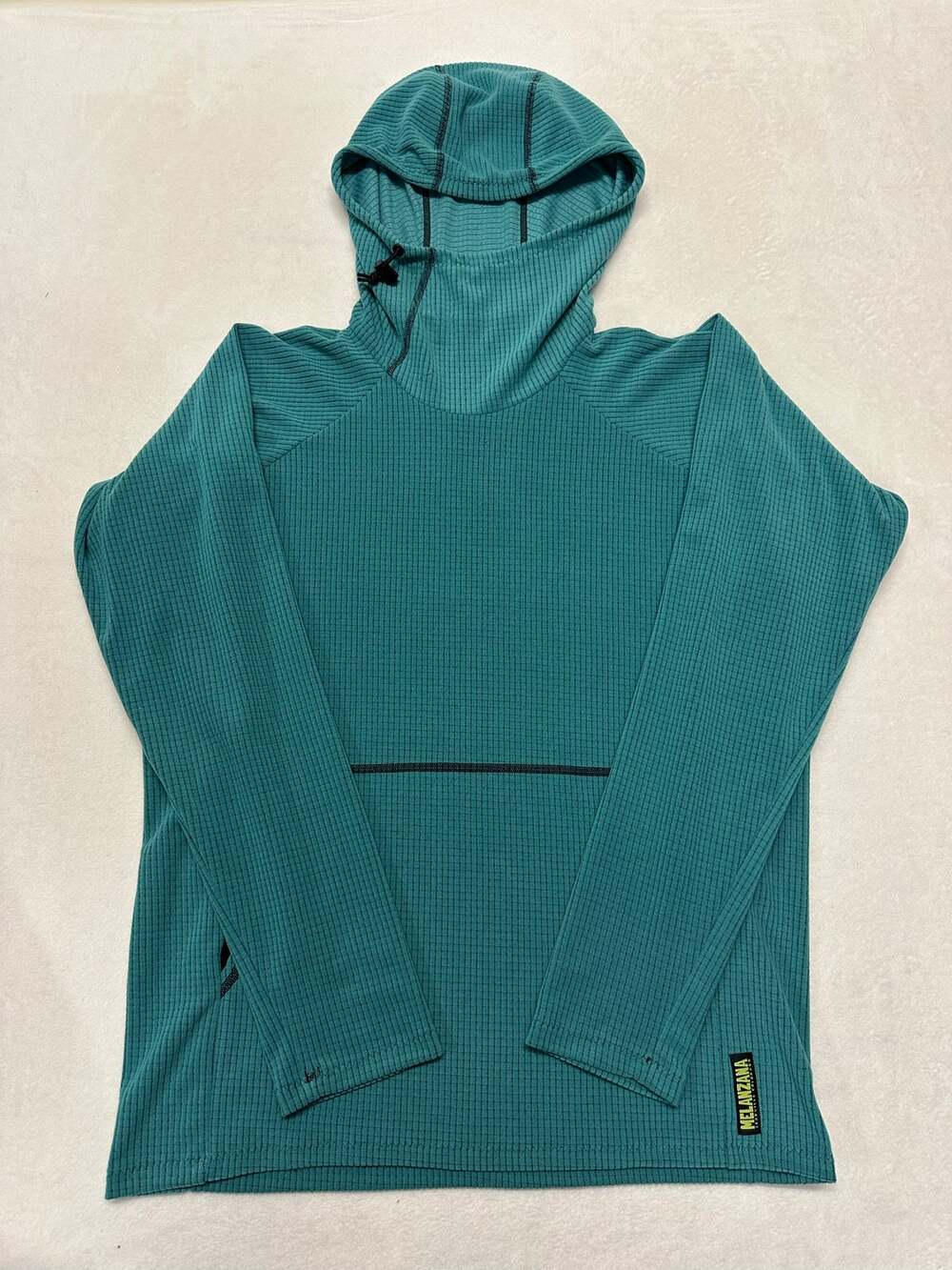 New* Melanzana Mens Micro Grid Hoodie Medium